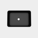 BB17 Integrated Black Ceramic Bathroom Vanity Sink by HouseOfZazla