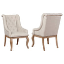 Fremont - Upholstered Dining With Button Tufted (Set of 2) - Brown