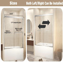 Double Sliding Shower Door With Explosion Proof Film by HouseOfZazla
