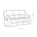 Stonic - Reclining Sofa Modern Design by Unique Piece Furniture