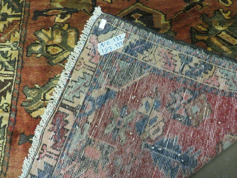 4' X 6' Antique 1920 Handmade Turkish Wool Rug Veg Dye Nice