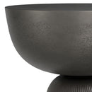 Hughes - Cast Aluminum Side Table - Black by HouseOfZazla
