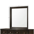 Merlot - Square Mirror - Mahogany by HouseOfZazla