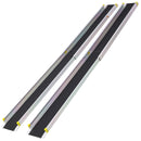 Premium Adjustable Telescoping Wheelchair Track Ramps Aluminium - Silver by HouseOfZazla