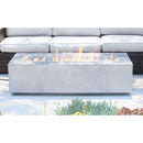 Modern Concrete Design Propane Outdoor Fire Pit Table by HouseOfZazla