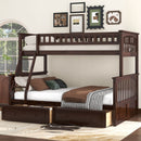 Bunk Bed With Drawers, Convertible Storage Bed by Unique Piece Furniture