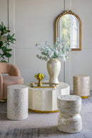14x14x18" Cylindrical Accent Stool