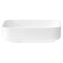 Rectangular Vessel Bathroom Sink, Modern - White by HouseOfZazla