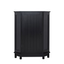 Bathroom Cabinet Triangle Corner Storage Cabinet With Adjustable Shelf Modern Style by HouseOfZazla
