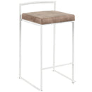 Fuji - Simple Elegance, Contemporary Stackable Counter Stool by Unique Piece Furniture