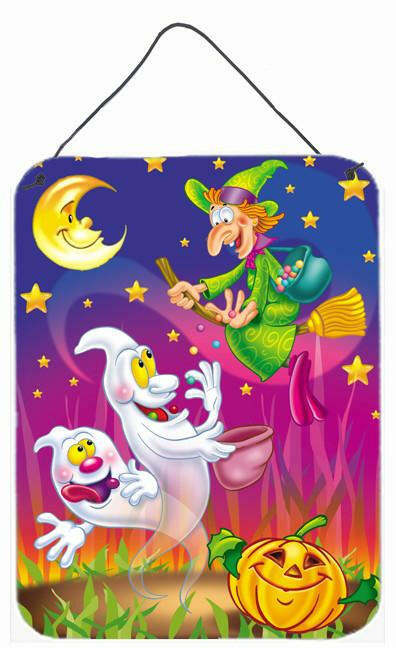 Witch and Ghosts Halloween Wall or Door Hanging Prints APH3799DS1216