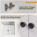 Bathroom Vanity Base Only, Soild Wood Frame, Bathroom Storage Cabinet With Doors And Open Shelf by HouseOfZazla