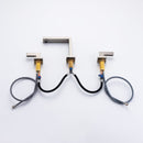 8 inch Widespread Bathroom Faucet Matte Black Bathroom Faucets for Sink 3 Hole Brass 2 Handle Lavatory Square Faucet Modern rv Bathroom Faucets