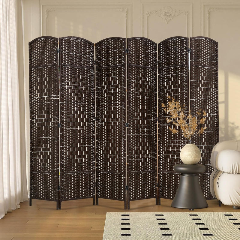 6 Panel Room Divider, Folding Screen