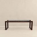 Christina - Bench - Cognac / Dark Brown / Tan by HouseOfZazla