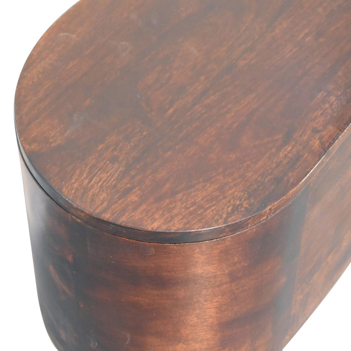 Solid Wood Light Rounded Lid-up Blanket Box, photo 6 of 10