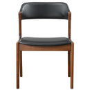 Enzo - Dining Chair (Set of 2) - Black / Brown by HouseOfZazla