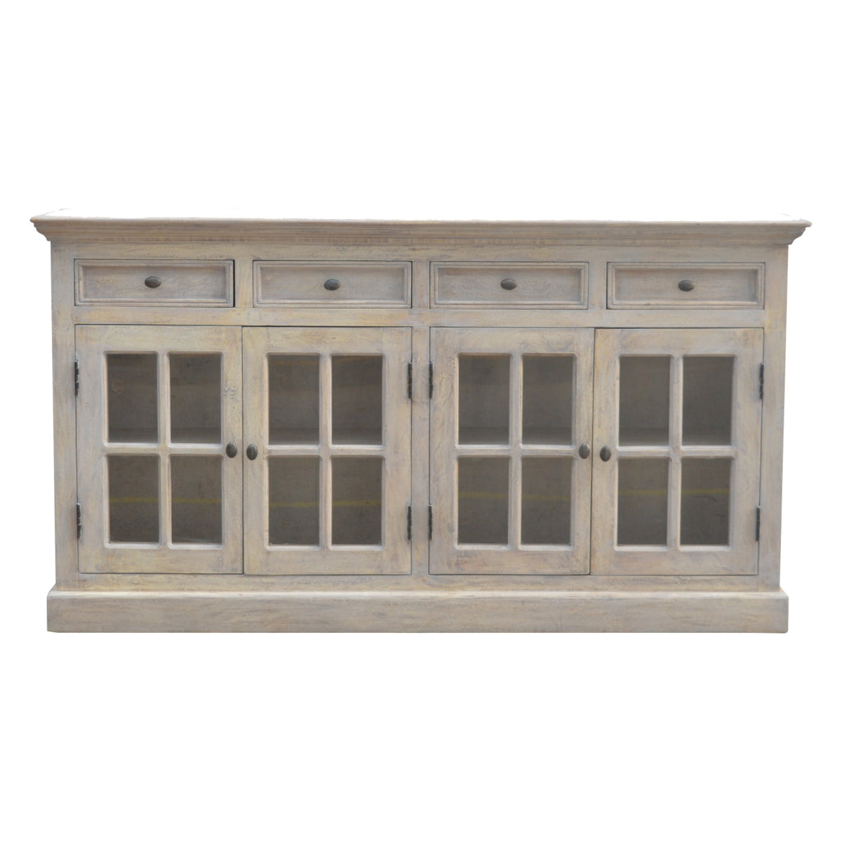 Solid Wood Stone Acid Wash Glazed Sideboard, photo 2 of 10
