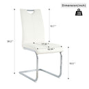 Modern Dining Chairs With Padded Seat And Metal Legs by HouseOfZazla