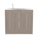Utility Sink Cabinet 36" H, 2 Doors, 2 Shelves by HouseOfZazla