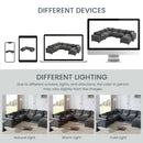 117.5'' Modular Sectional Sofa with Movable Storage Ottoman