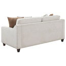 Mahaffey - 2 Piece Track Arm Living Room Set - Beige by HouseOfZazla
