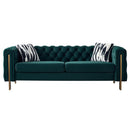 Chesterfield - Modern Tufted Living Room Sofa, 84.25''W Couch by HouseOfZazla