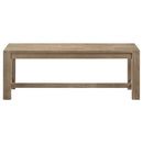 Malvika - Trestle Base Dining Bench - Brown