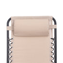 Zero Gravity Folding Lounge Chair with Headrest & Removable Tray by HouseOfZazla