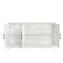 TV Stand For TVs Up To 65", Modern Entertainment Center Media Console Cabinet With 2 Spacious Storage Space, Solid Wood Legs For Living Room by HouseOfZazla