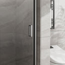 Pivot Shower Door, Tempered Glass, Semi Frameless by HouseOfZazla