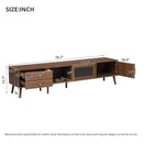 76" TV Stand, Entertainment Center With Storage Cabinets by HouseOfZazla