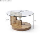 Modern and Practical Double-Layer Round Table