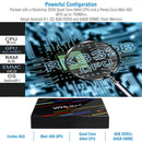 H96 Max+ Android 8.1 TV Box RK3328 Quad Core 4GB / 64GB UHD 4K VP9 H.265 WiFi_x000B__x000B_USB3.0 Smart Streaming Media Player US Plug