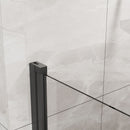 Pivot Shower Door, Tempered Glass, Semi Frameless by HouseOfZazla