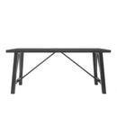 Farmhouse Style Dining Table With Wood-Like Top by HouseOfZazla