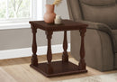 Accent Table, 2 Tier, Square, Traditional - Espresso by HouseOfZazla