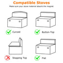 Magnetic Stove Top Shelf Silicone Over Stove Spice Rack Non-Slip Kitchen Oven Shelf Organizer for Kitchen Stove