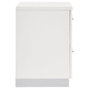 Dulcey - 2 Drawer Nightstand - Gloss White by HouseOfZazla