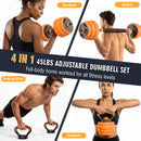 66LB Adjustable Dumbbell Set