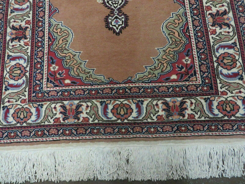 3' X 4' Vintage Handmade Turkish Kayseri Wool Cotton Rug Carpet Camel Hair Nice