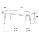 Governess - Rectangular Dining Table - Natural