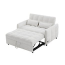 Loveseat Sofa Pull-Out Bed With Adjustable Backrest, 3 USB Ports And 2 Lumbar Pillows For Living Room by HouseOfZazla