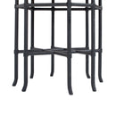 Foundry 24" Square Reclaimed Pine Wood & Iron Side Table Antique by HouseOfZazla