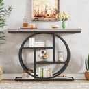 Console Table With 4 Tier Design For Living Hallway