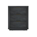 Evelyn - Nightstand With 3 Drawers, Smooth Rounded Edges by HouseOfZazla