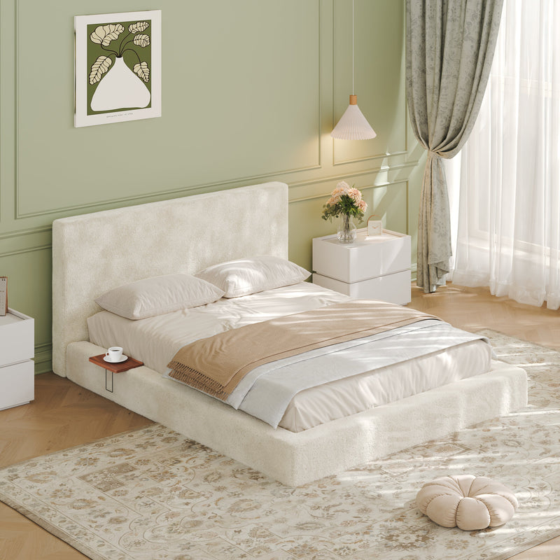 AirFrame Queen Bed Frame with Adjustable Sliding Side Table, photo 2 of 10