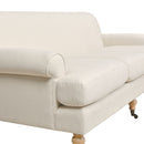 Alana - L-Shape Reversible Sectional Sofa - Light Beige by HouseOfZazla