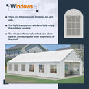 20x40FT Heavy Duty Party Tent with Removable Sidewalls