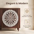 60" Vintage Mandala Carved Sideboard